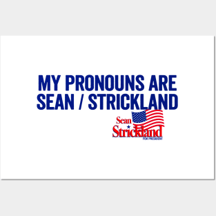 My Pronouns Are Sean Strickland Posters and Art